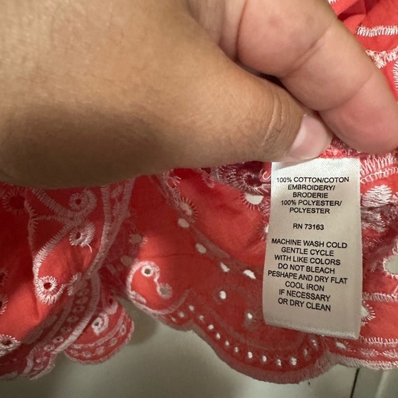 Cupio Coral with Islet Design Blouse! Size‎ M - Picture 3 of 5